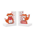 Reed & Barton Hazelnut Hollow Fox Bookends Set of 2